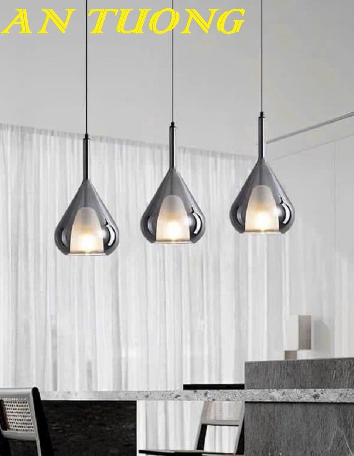 đèn thả trần decor trang trí quầy bar, bàn ăn phòng bếp, quán cafe đẹp hiện đại 0124