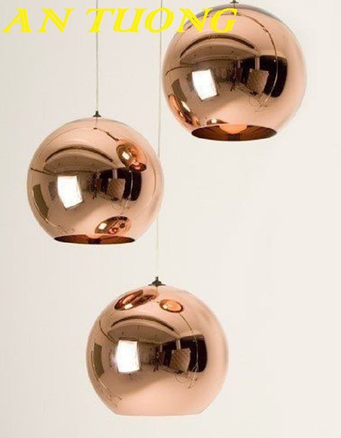 đèn thả trần thủy tinh decor trang trí quầy bar, bàn ăn phòng bếp, quán cafe đẹp hiện đại 0164