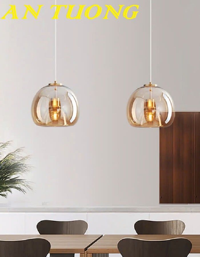 đèn thả trần decor trang trí quầy bar, bàn ăn phòng bếp, quán cafe đẹp hiện đại 0172