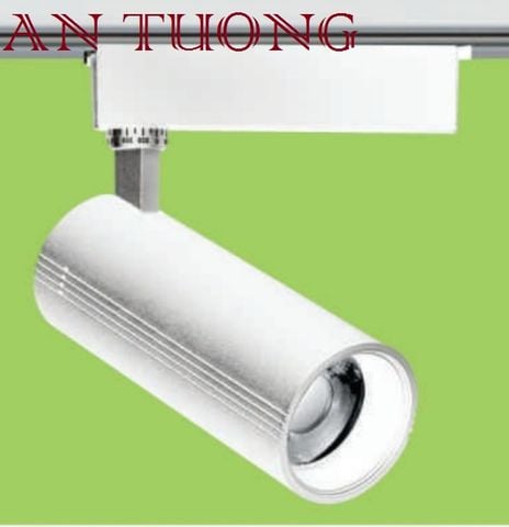  đèn rọi ray 50w, đèn rọi led gắn thanh ray 50w - vỏ trắng - ánh sáng trung tính  vàng nhạt 4000k 