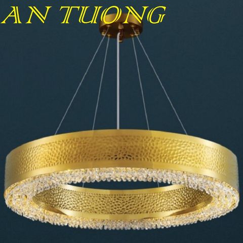  đèn chùm pha lê led trang trí phòng khách đẹp, hiện đại, tân cổ điển 08 