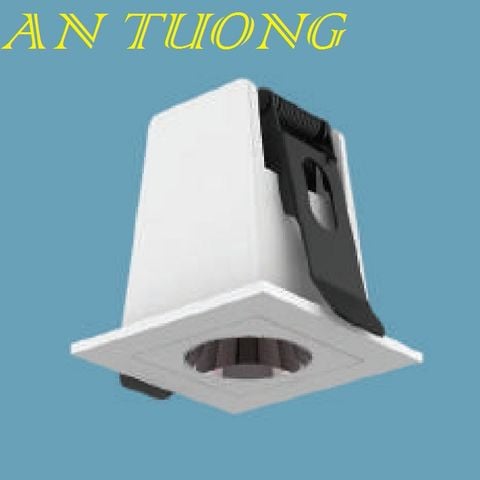  đèn led âm trần chiếu điểm 2w, ánh sáng 3 màu, chế độ, đổi màu ánh sáng 