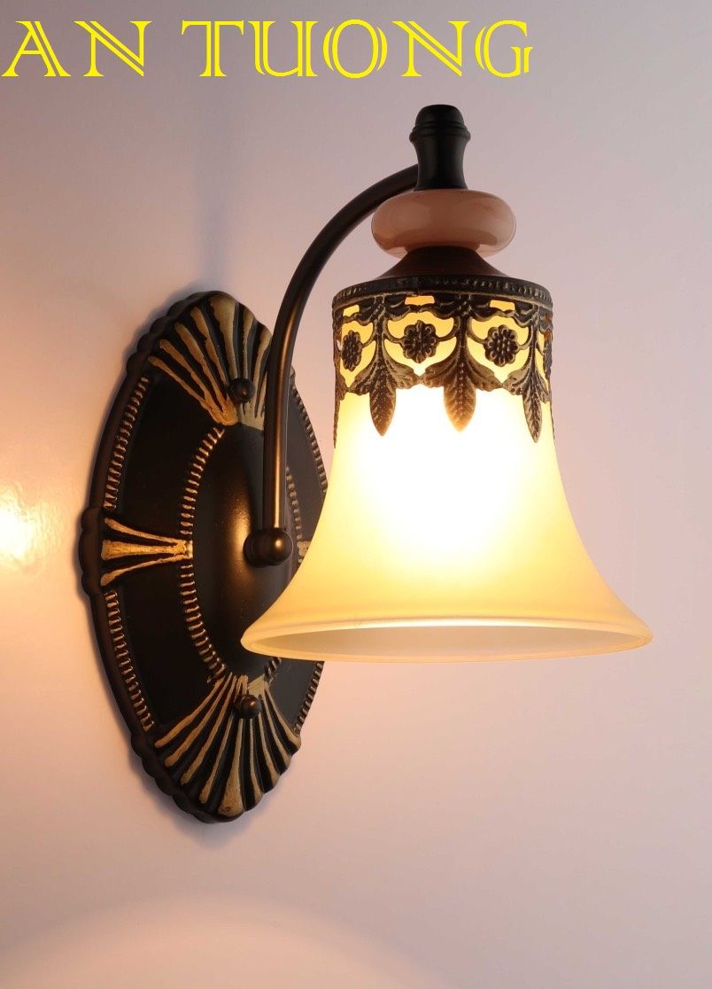 đèn tường trang trí, đèn tường led trang trí hiện tân cổ điển, đèn treo tường đèn gắn tường trang trí tân cô điển 035