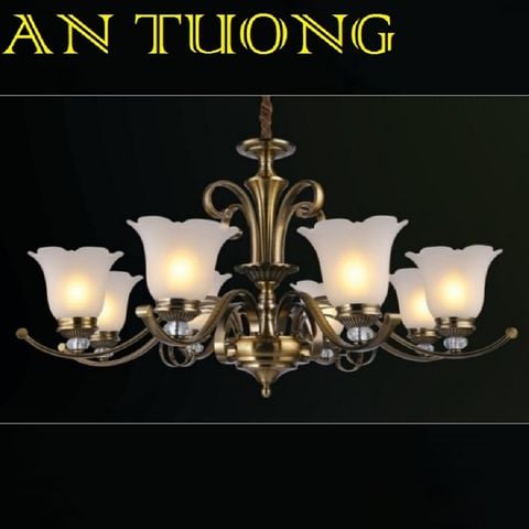  đèn chùm trang trí tân cổ điển, đèn chùm trang trí phòng khách, biệt thự cố điển, tân cổ điển 010 