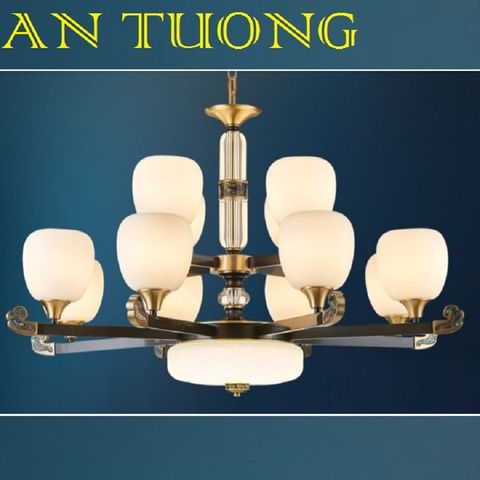  đèn chùm trang trí tân cổ điển, đèn chùm trang trí phòng khách, biệt thự cố điển, tân cổ điển 046 