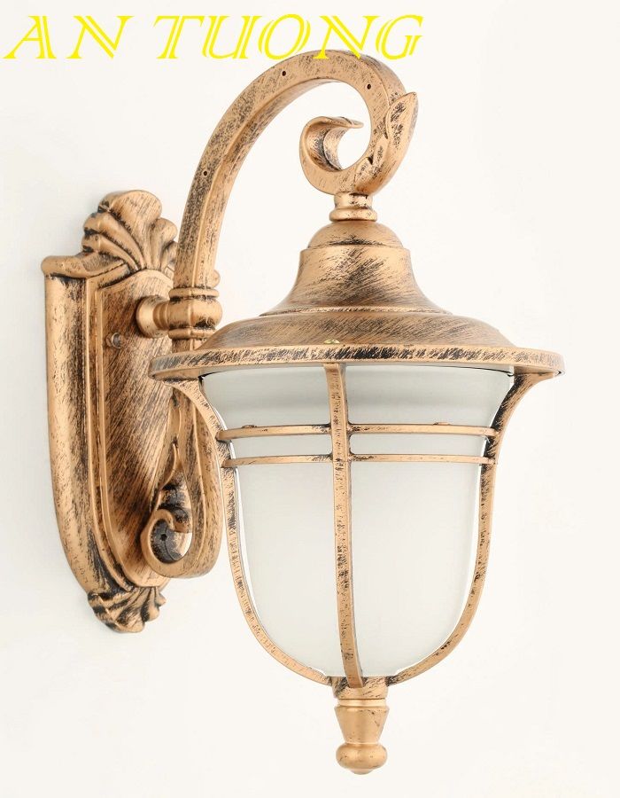 đèn trang trí treo tường ngoài trời tân cổ điển trang trí tường cột hàng  rào mặt tiền nhà biệt thự tân cổ điển 01