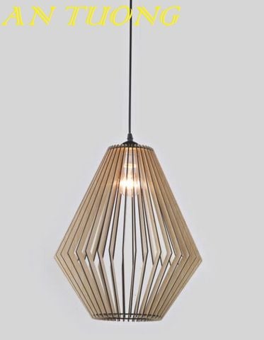  đèn gỗ treo thả trần trang trí bàn ăn, quầy bar, bàn đảo bếp, phòng bếp, nhà hàng, quán ăn, quán cafe 0013 