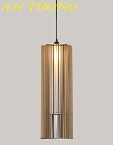  đèn gỗ treo thả trần trang trí bàn ăn, quầy bar, bàn đảo bếp, phòng bếp, nhà hàng, quán ăn, quán cafe 0026 