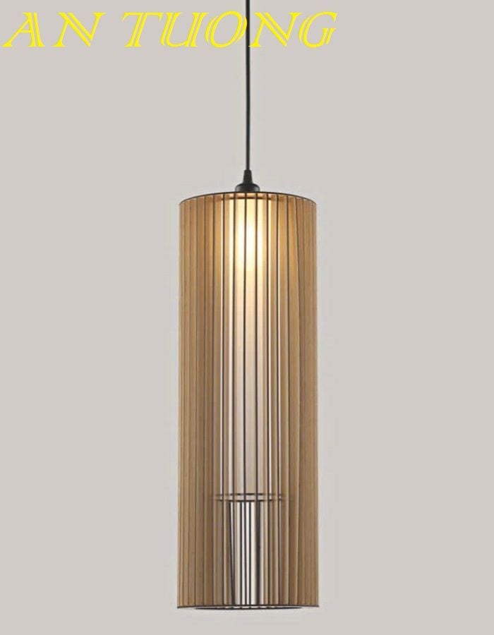đèn gỗ treo thả trần trang trí bàn ăn, quầy bar, bàn đảo bếp, phòng bếp, nhà hàng, quán ăn, quán cafe 0026
