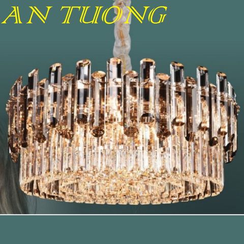  đèn chùm pha lê led trang trí phòng khách đẹp, hiện đại, tân cổ điển 043 