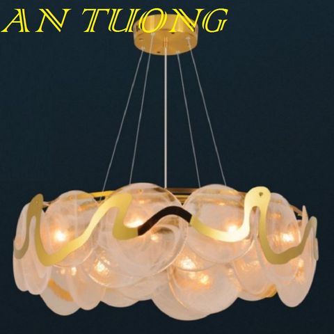  đèn chùm pha lê led trang trí phòng khách đẹp, hiện đại, tân cổ điển 062 