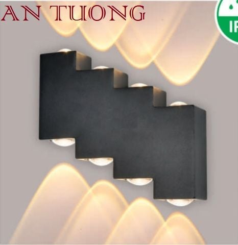  đèn gắn tường gắn vách lối đi hành lang, cầu thang, tường ngoài trời 019 