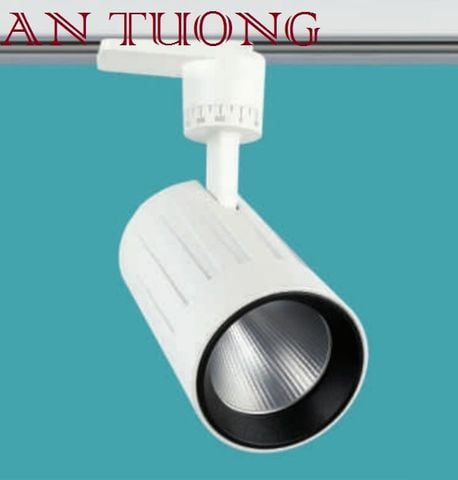  đèn rọi ray COB 30W vỏ trắng, đèn rọi led gắn thanh ray COB 30w vỏ trắng 