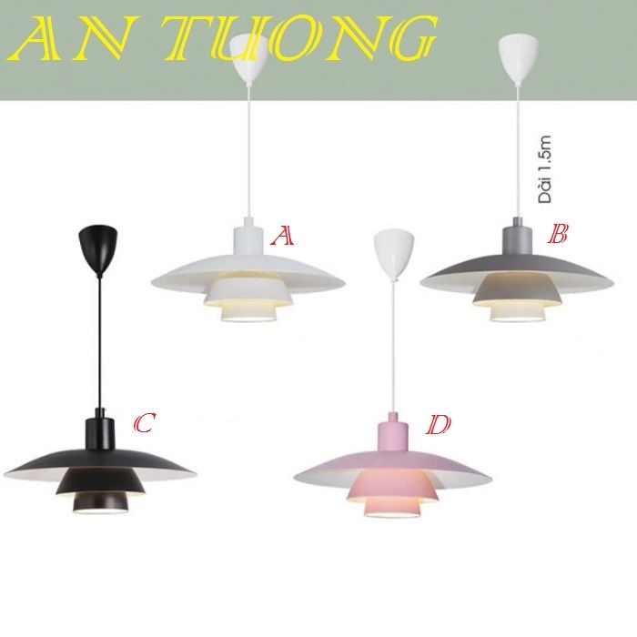 đèn treo thả trần trang trí quầy bar, đảo bếp, trang bàn ăn phòng bếp 02