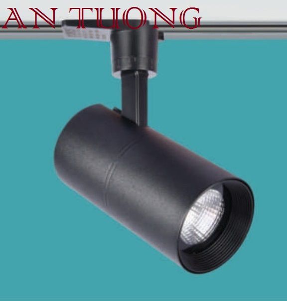 đèn rọi ray 30w, đèn led ray 30w, đnè led gắn thanh ray 30w vỏ đen - á ...