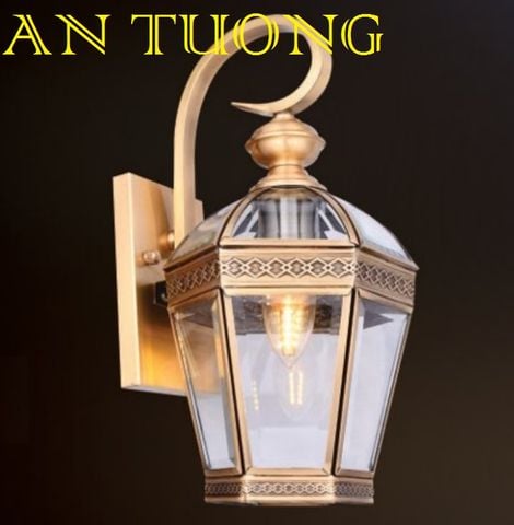  đèn đồng gắn tường, treo tường ngoài trời trang trí biệt thự cổ điển, nhà cổ điển, tân cổ điển 023 