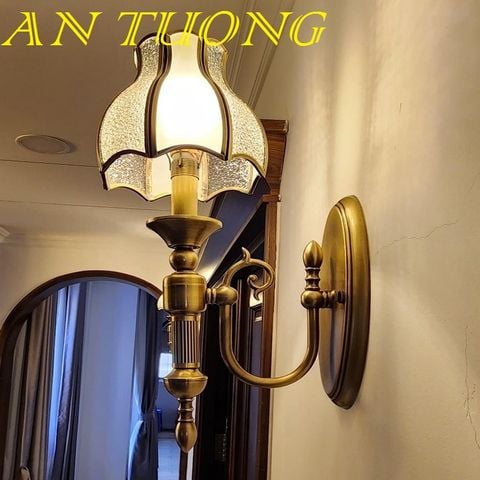  đèn treo tường phòng thờ cổ điển, đèn gắn tường, đèn treo tường treo vách trang trí phòng thờ 09 