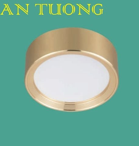  đèn led ốp trần nối 9w, gắn trần nổi 9w trang trí tủ rượu, tủ kính, tủ đồ chơi, tủ trưng bày - vàng đồng 