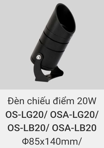  Đèn led chiếu điểm rọi cây, rọi mặt dựng tòa nhà ngoài trời chống nước IP65 vinaled 20w OS LG20 , OSA LG20 , OS LB20 , OSA LB20 