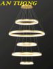 đèn thả trần 5 vòng LED decor trang trí quầy bar, bàn ăn phòng bếp, quán cafe đẹp hiện đại 0146