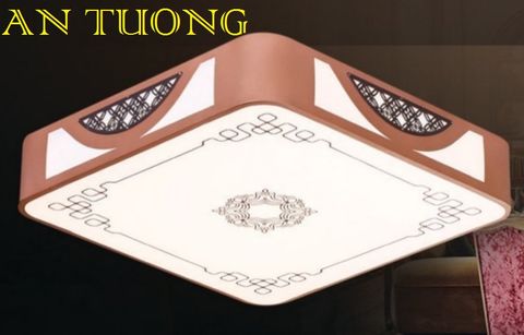  đèn trang trí phòng thờ, đèn ốp trần led gỗ kiểu gỗ trang trí phòng thờ, sảnh thờ 05 