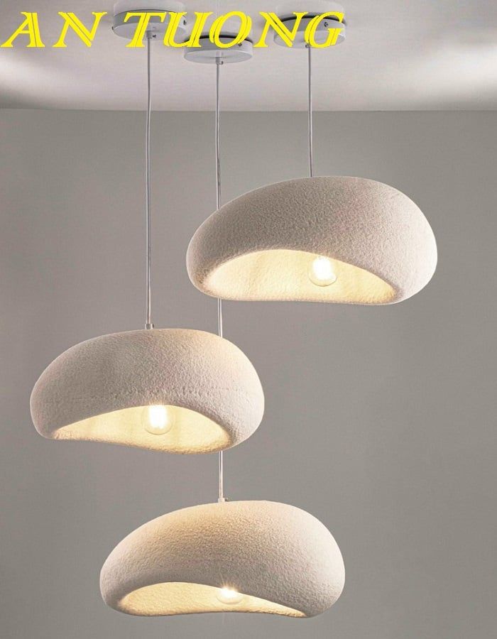 đèn thả 3 bóng wabi sabi trang trí quầy bar bàn ăn phòng bếp phòng ăn 0067