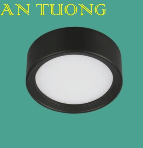  đèn led ốp trần nối 9w, gắn trần nổi 9w trang trí tủ rượu, tủ kính, tủ đồ chơi, tủ trưng bày - đen 