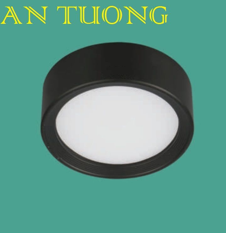 đèn led ốp trần nối 9w, gắn trần nổi 9w trang trí tủ rượu, tủ kính, tủ đồ chơi, tủ trưng bày - đen