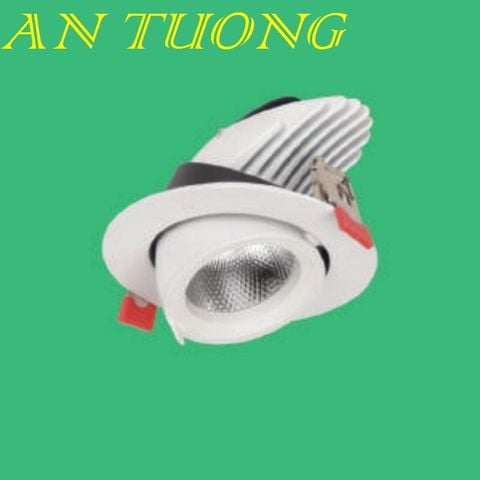  đèn led âm trần xoay chiếu điểm 10w, rọi tường, rọi tranh, rọi sản phẩm trưng bày 