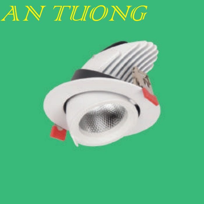 đèn led âm trần xoay chiếu điểm 10w, rọi tường, rọi tranh, rọi sản phẩm trưng bày