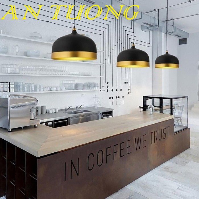 đèn treo thả trần trang trí phòng bếp đẹp, bàn đảo, quầy bar phòng ăn, bàn ăn đẹp hiện đại 018