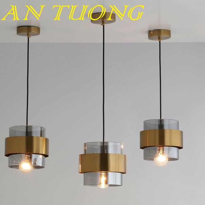 đèn treo thả trần trang trí phòng bếp đẹp, bàn đảo, quầy bar phòng ăn, bàn ăn đẹp hiện đại 038