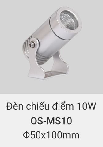  Đèn led chiếu điểm rọi cây, rọi mặt dựng tòa nhà ngoài trời chống nước IP65 vinaled 10w OS MS10 