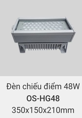  Đèn led chiếu điểm rọi cây, rọi mặt dựng tòa nhà ngoài trời chống nước IP65 vinaled 48w OS HG48 