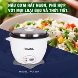 Nồi cơm điện Osaka RC120R - Nấu cơm không phân biệt mọi loại gạo