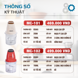 Máy xay Quốc dân OSAKA MC-102 chính hãng đa năng tiện dụng