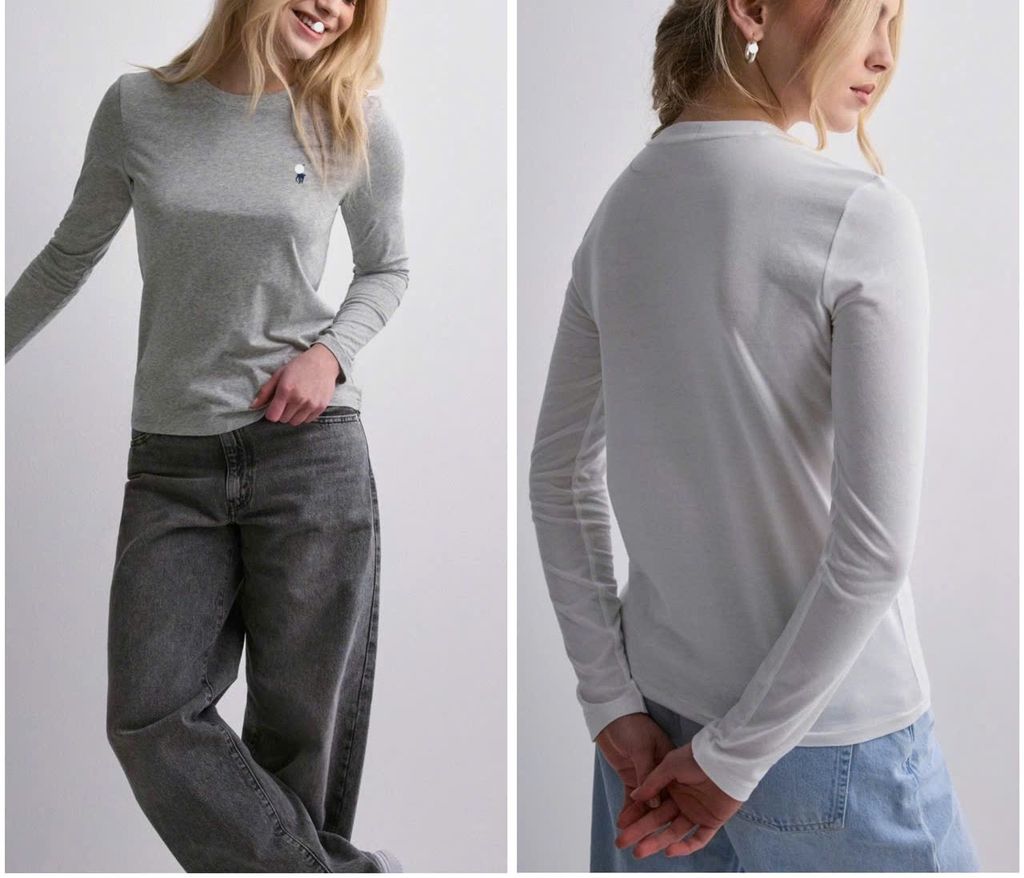 Áo thun nữ tay dài con ngựa mã 1810