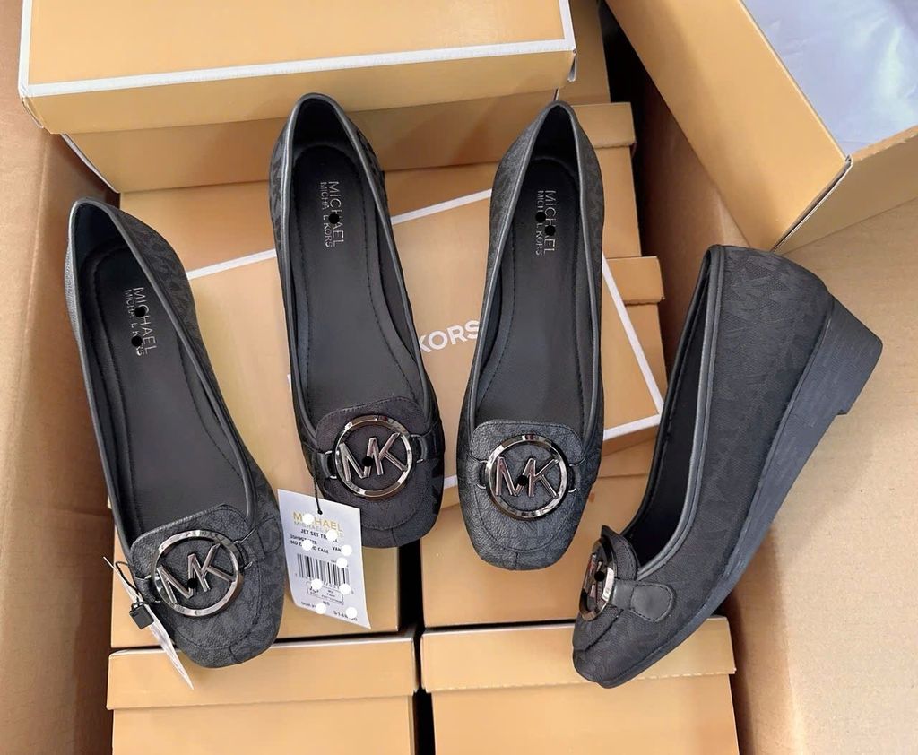 Giày nữ xuồng vân nổi MK13025