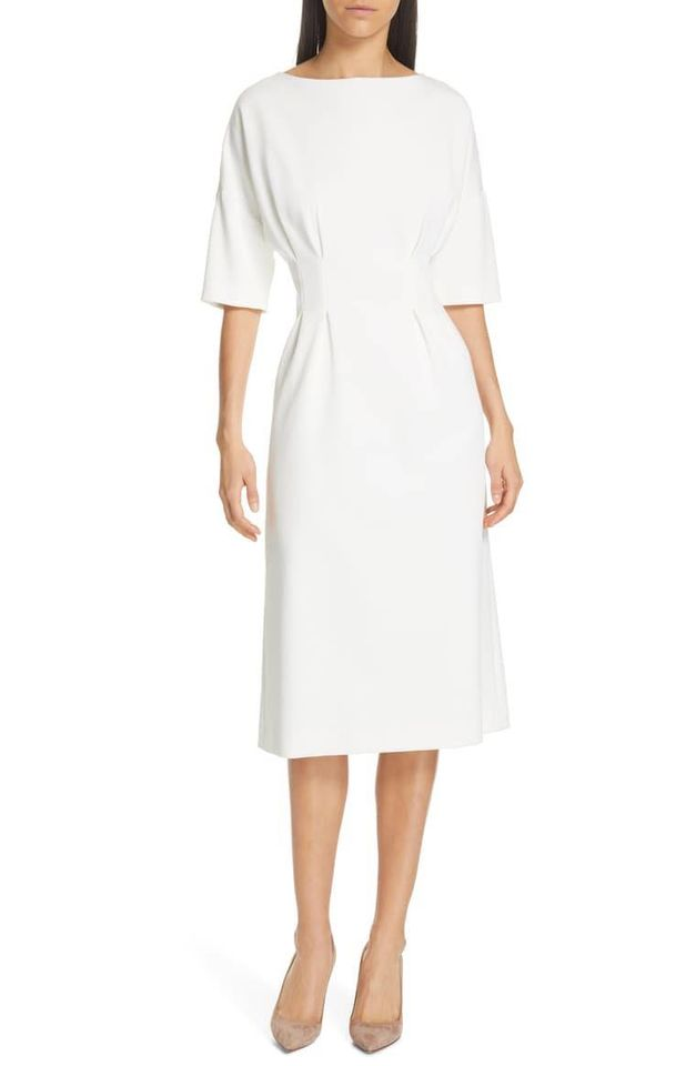 Đầm oscar  trắng 14091