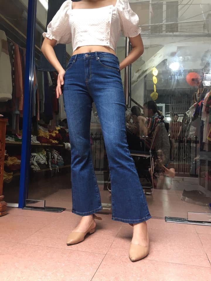 Quần Jean nữ  Loe Levis dài 93cm