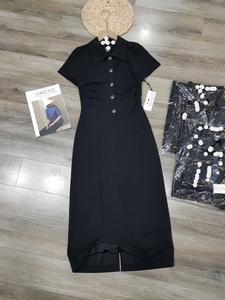 Đầm DKNY đen  mã 231224A