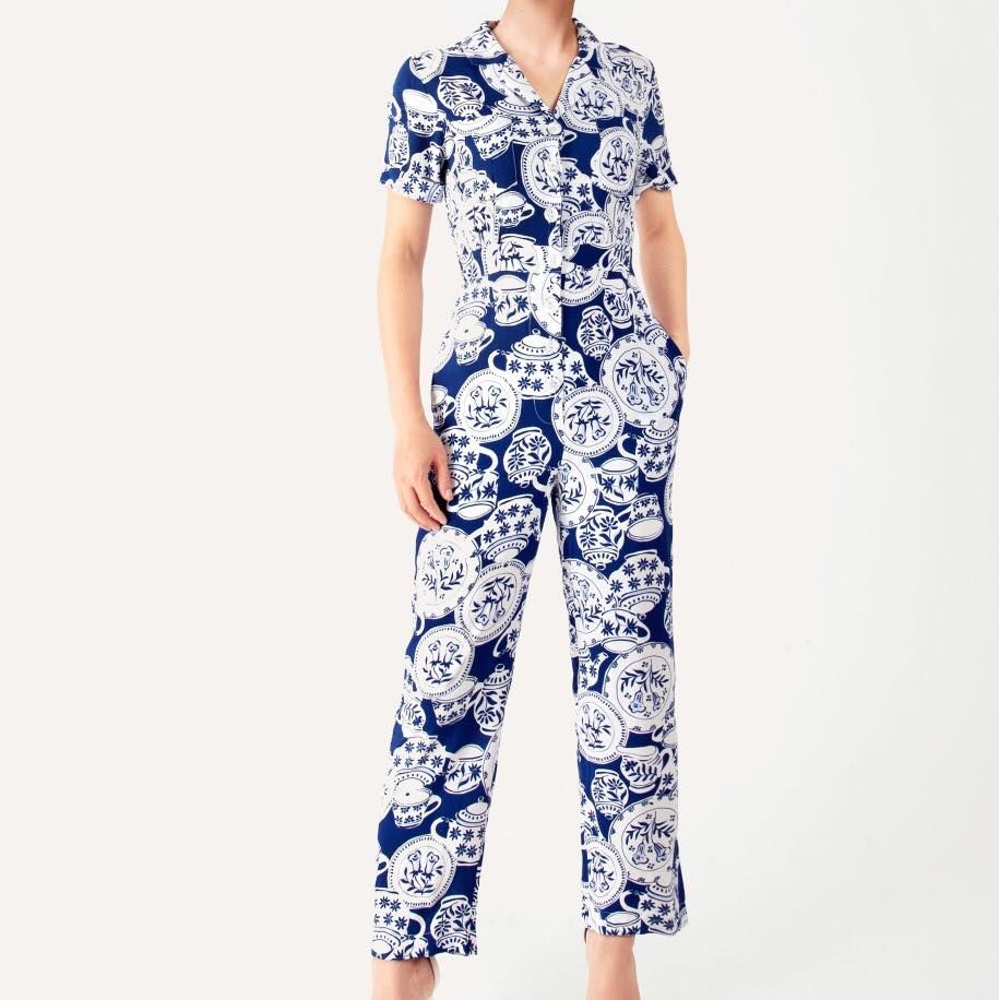 Jumsuit topshop chất Tôn