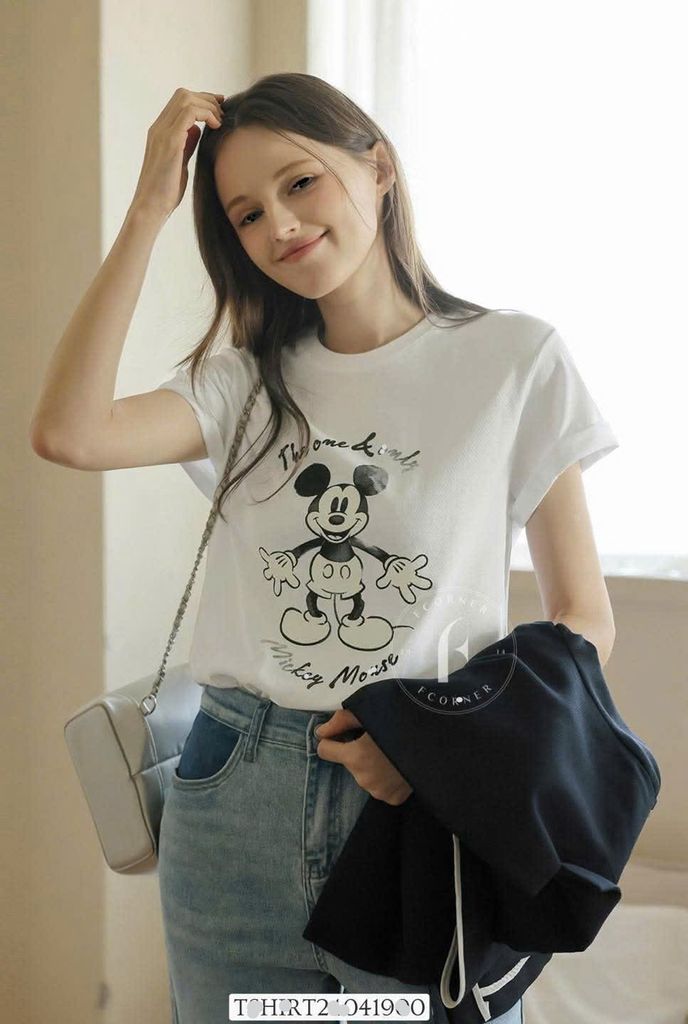 Áo thun nữ mickey 5 màu