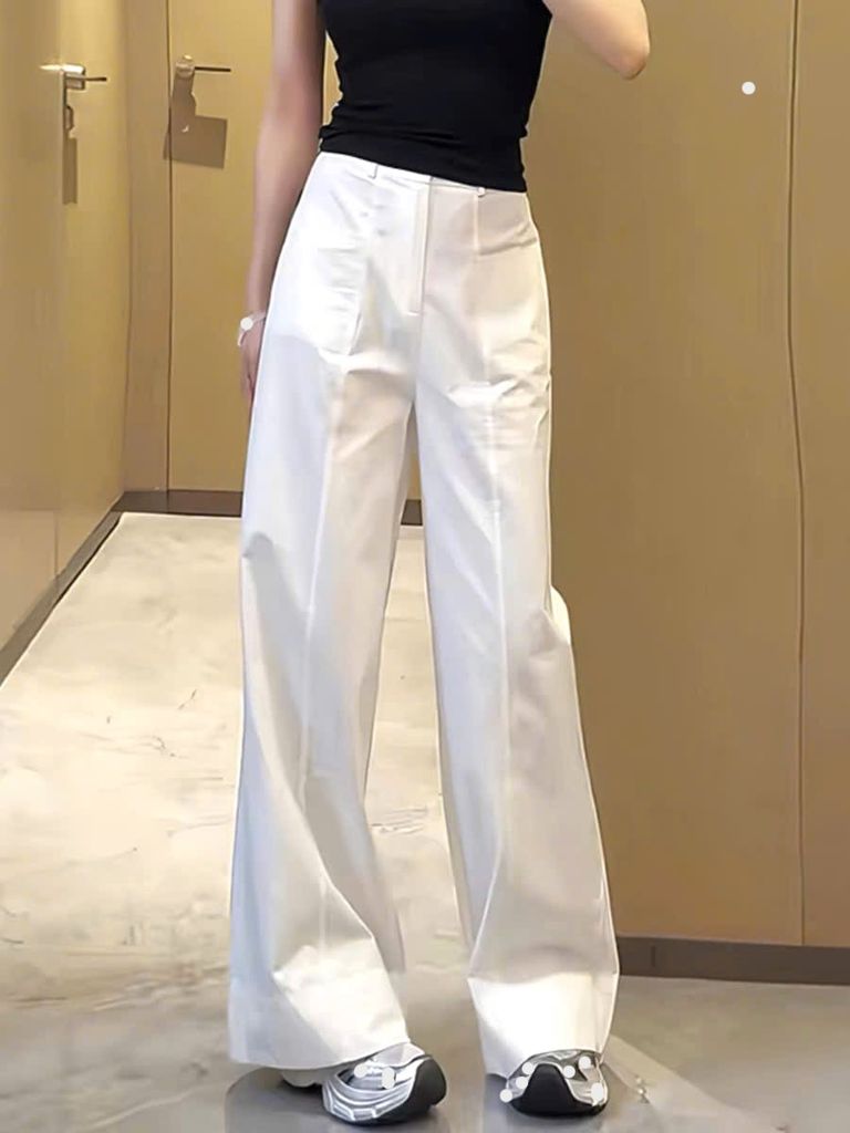 Quần Kaki nữ ống rộng Mango mã 2710