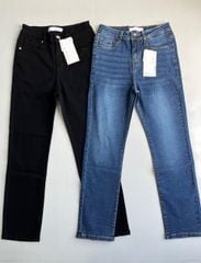 Quần jean nữ dài Zara Ống Đứng