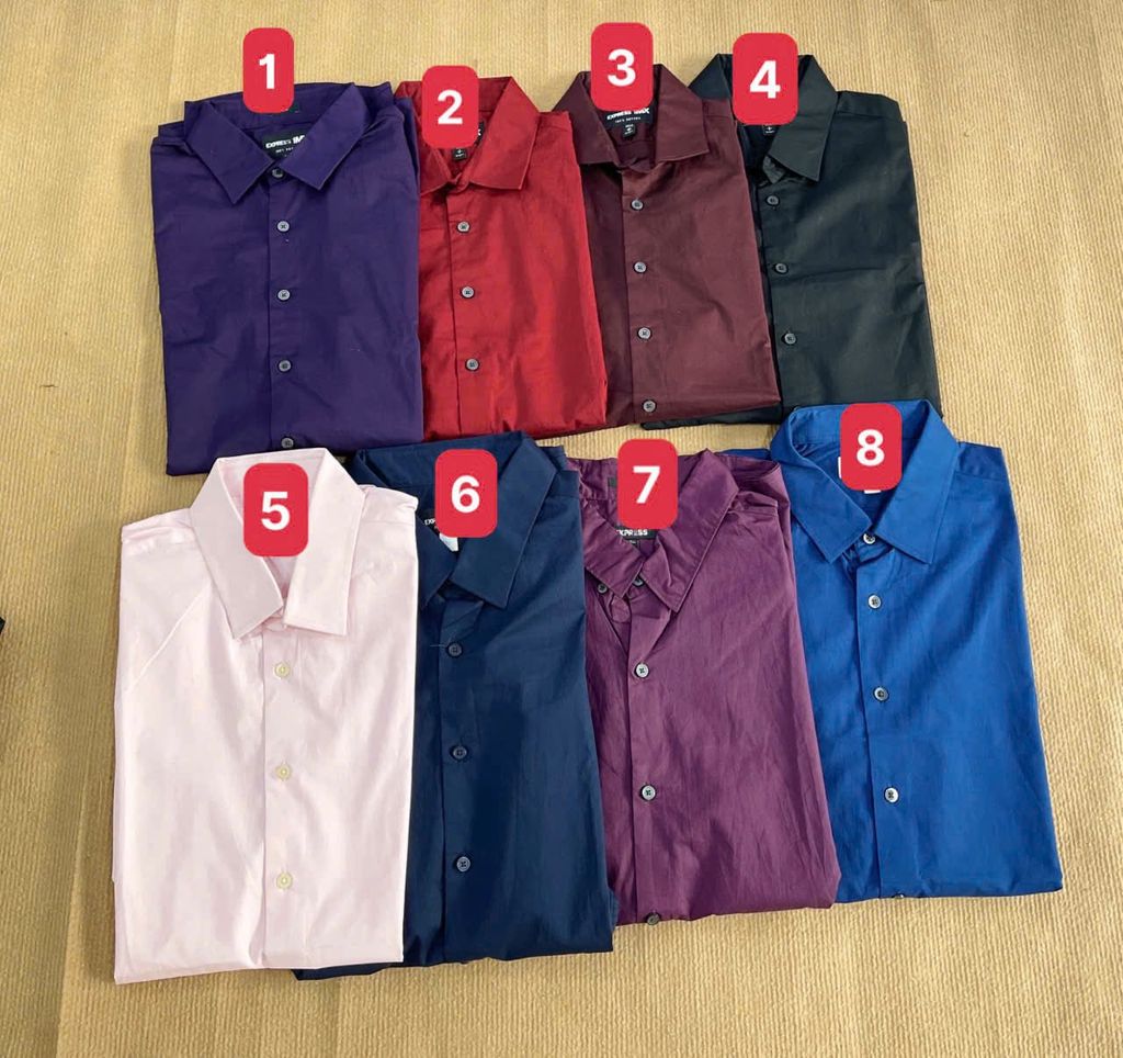 Áo Sơ mi nam EXPRESS tay ngắn MỚI