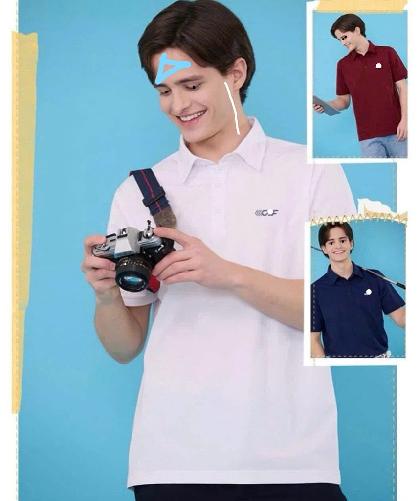 Áo thun nam thể thao golf hiệu LECAF