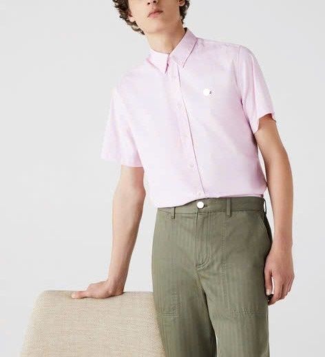 Áo sơ mi nam ngắn tay LA0702 Hiệu Lacoste