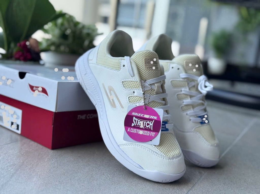 Giày nữ sneakkers trắng phối Kem