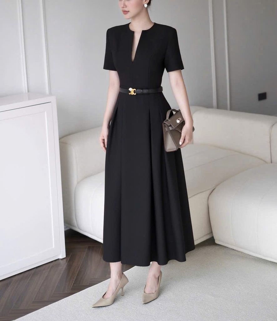 Đầm Tommy màu đen mã TM1711